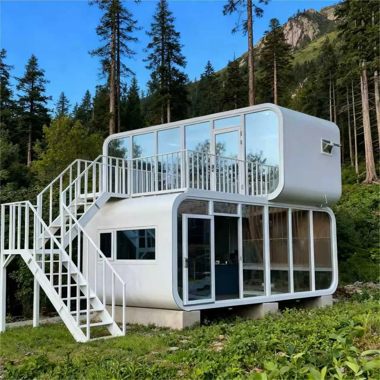 Quick Delivery Prefab Living Apple Cabin House