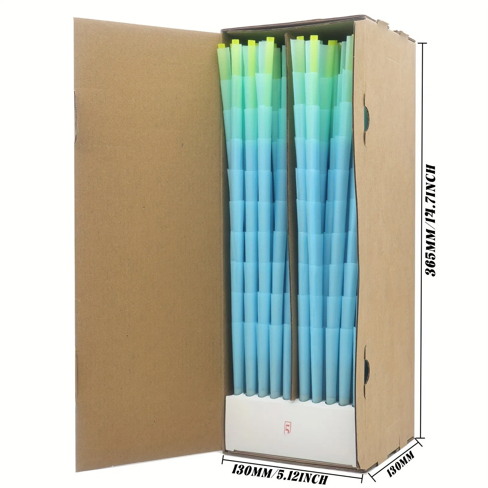 King Size Blue Color Rolling Paper Cone 1000 PCS/Box Raw Rolling Paper