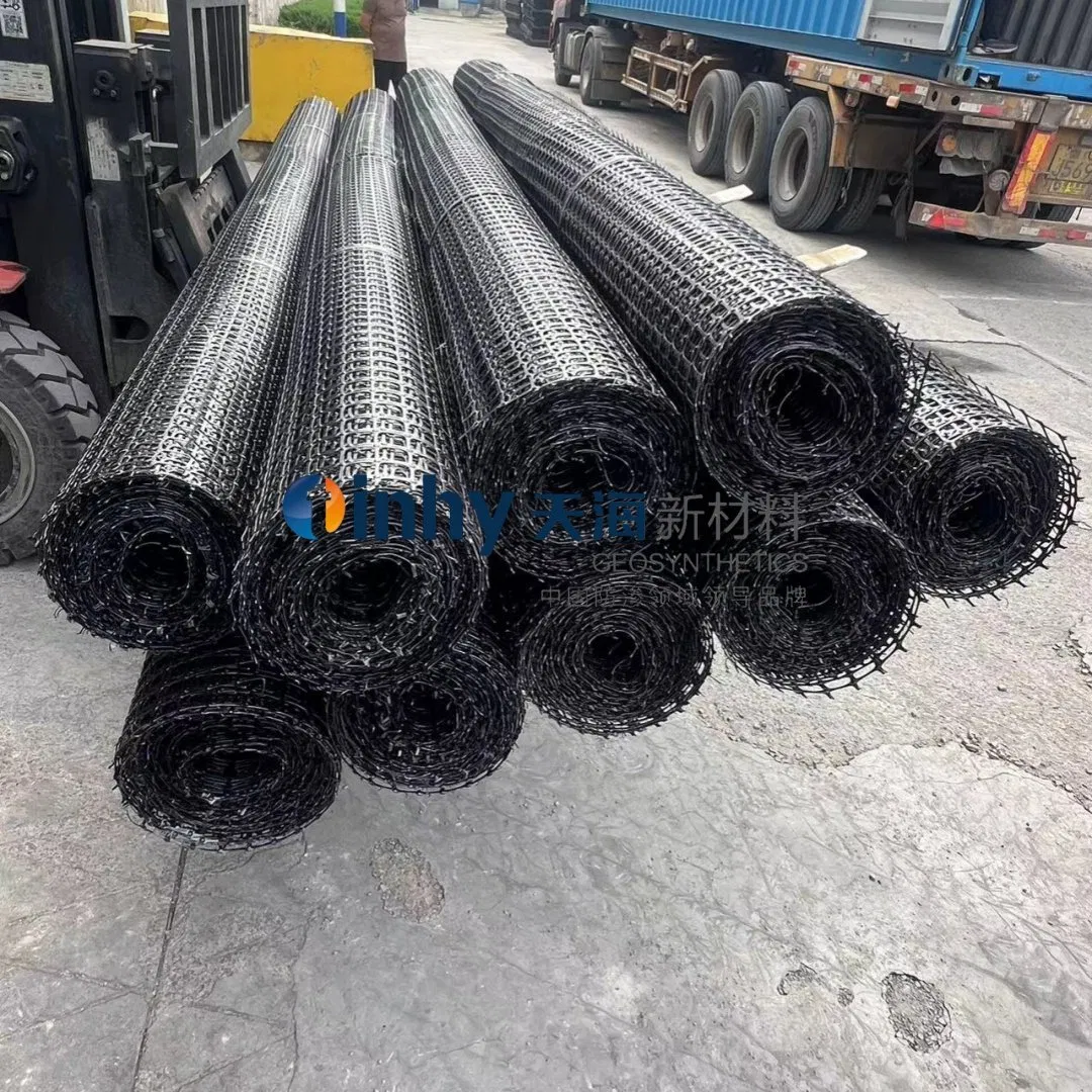 PP Biaxial Plastic 20kN 30kN 40kN 50kN Geogrid for Pavement Construction