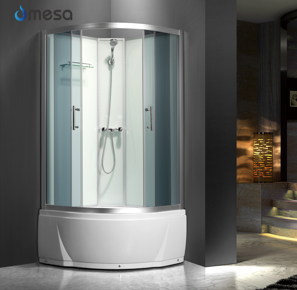 New Luxury Sector Toilet Shower Room Cabin Shape Take Small Space with 5mm Glass Door