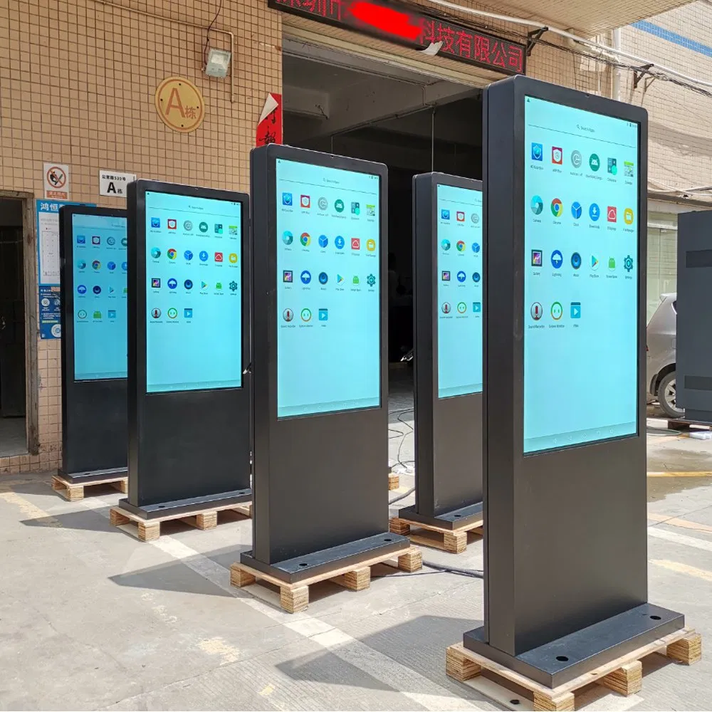 Outdoor Large Screen Floor Standing Digital Signage Totem for Billboard