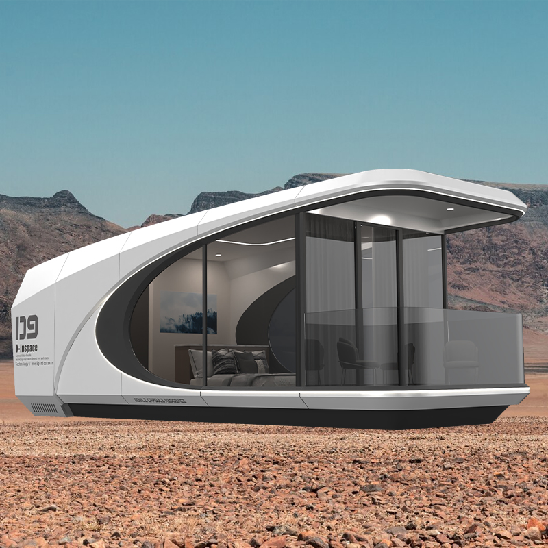 Luxury Prefabricated Movible Tiny Smart Space Capsule House Prefab Suitable for Outdoor