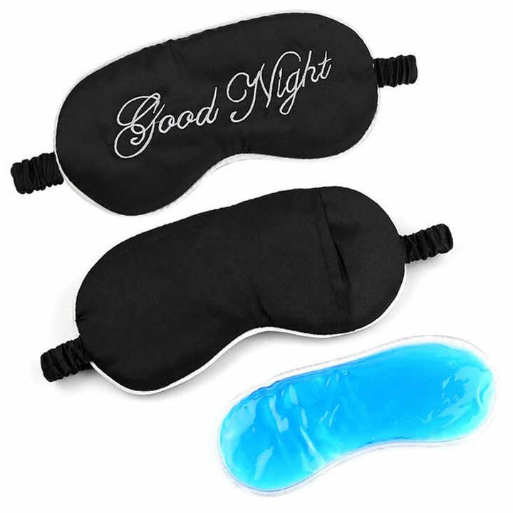 Night Sleep Personalized Wholesale 100% Organic Soft Satin 100 Mulberry 3D Silk Eye Mask 22mm