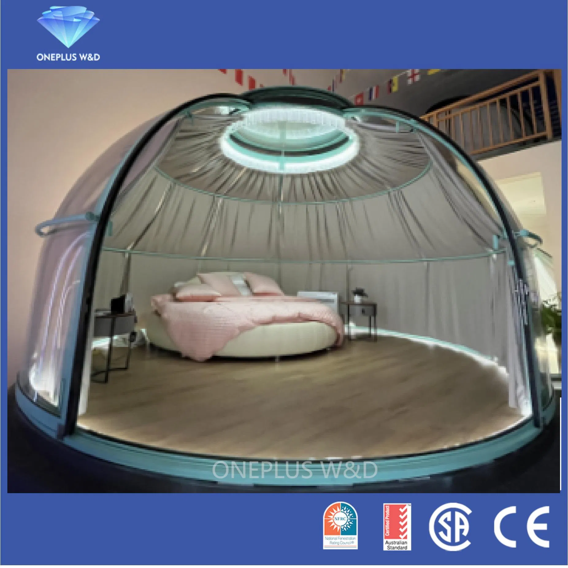 Villa Customization Transparent Livingroom House Tourist Accommodation Dome House