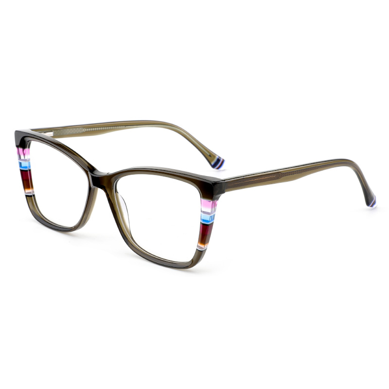 Italy Designer Eyewear Hand Made Colorful Acetate Frames Eyeglasses Glasses Frame