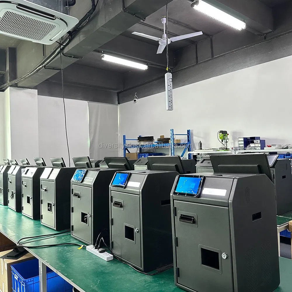 Ecocash Bills/Coins Accept and Change Smart Cash Machine Self Service Kiosks for Bakeries/Coffee/Cake Shops