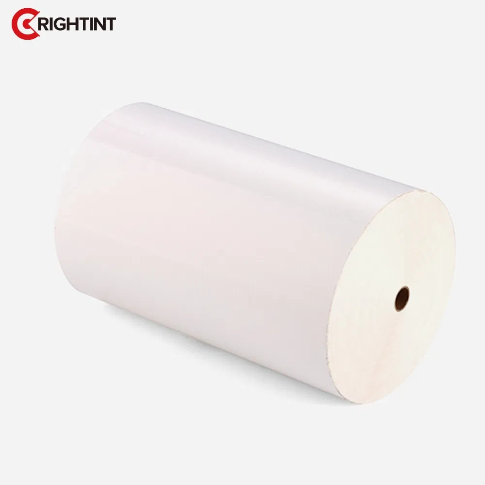 Matte white PP flexo jumbo roll for premium label self adhesive paper