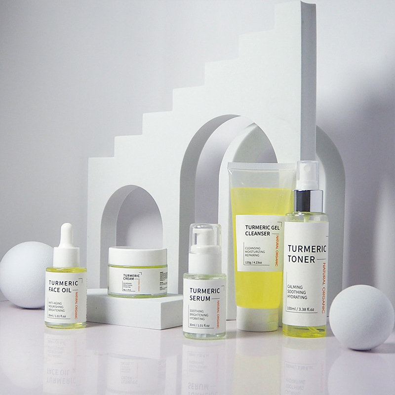 Whitening Anti Acne Turmeric Set Vitamin Lotion Lightening Face Serum Hydrating Turmeric Skin Care Set