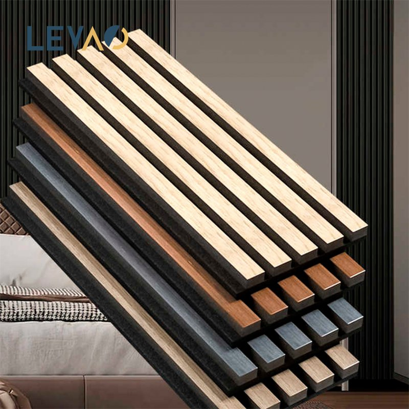 Wood-Grain Sound-Absorbing Wallboard Dedicated to Home Soundproof Decoration