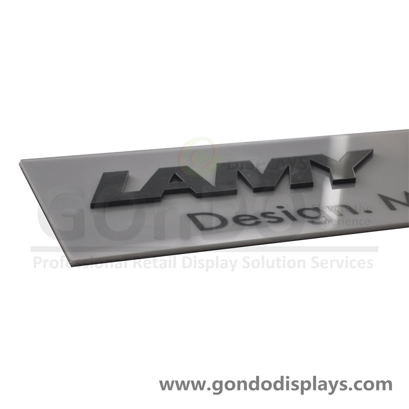 Factory Supply Advertising Acrylic Sheet Displayer Plastic Sign Holder