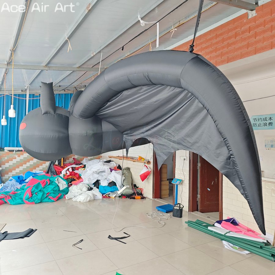 6m Giant Inflatable Halloween Bat Cartoon Hanging Party Decoration