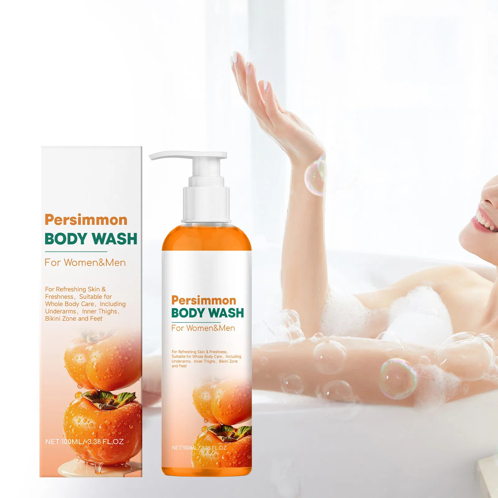 Cosmetic Factory Supplier Wholesale Amino Acid Milk Shower Foam Body Wash SPA Skin Whitening Shower Bath Gel OEM