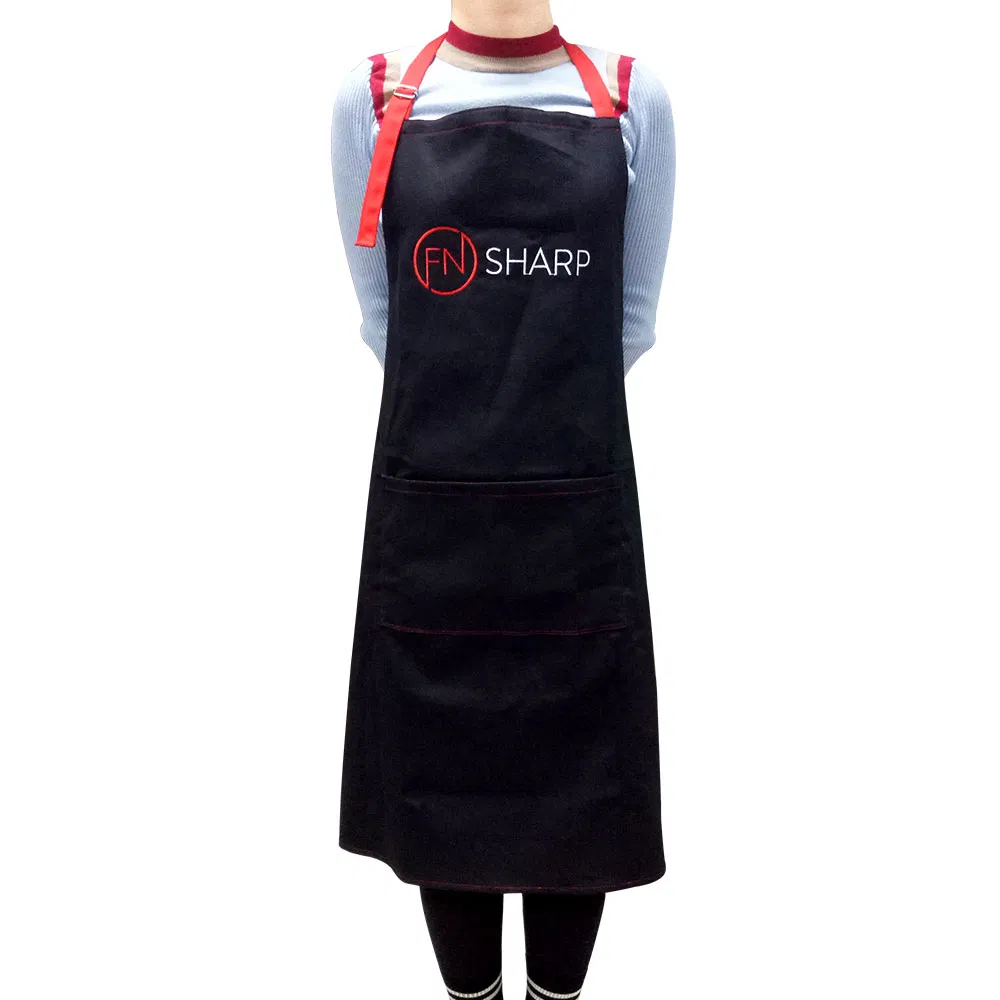 Personalized Denim Apron for Women - Custom Grilling & Camping Uniform