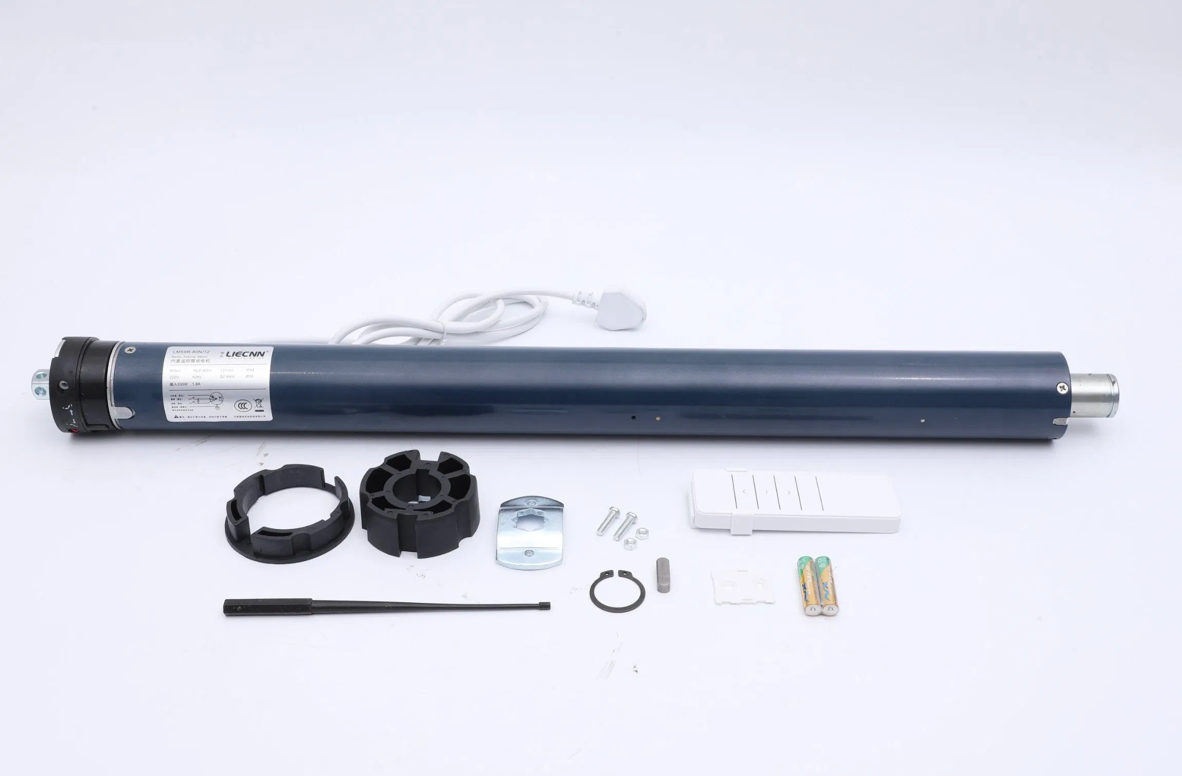 Built - in Tubular Motor for Traverse Curtains with a Lifting Force of 100n.