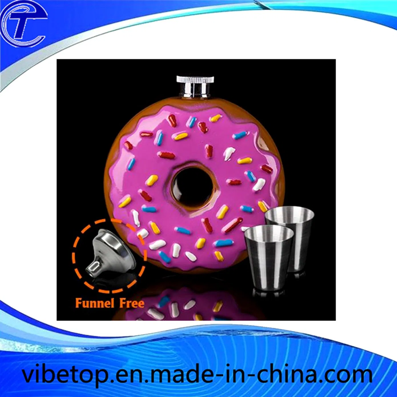 Custom Hip Flask Bottle with Gift Box