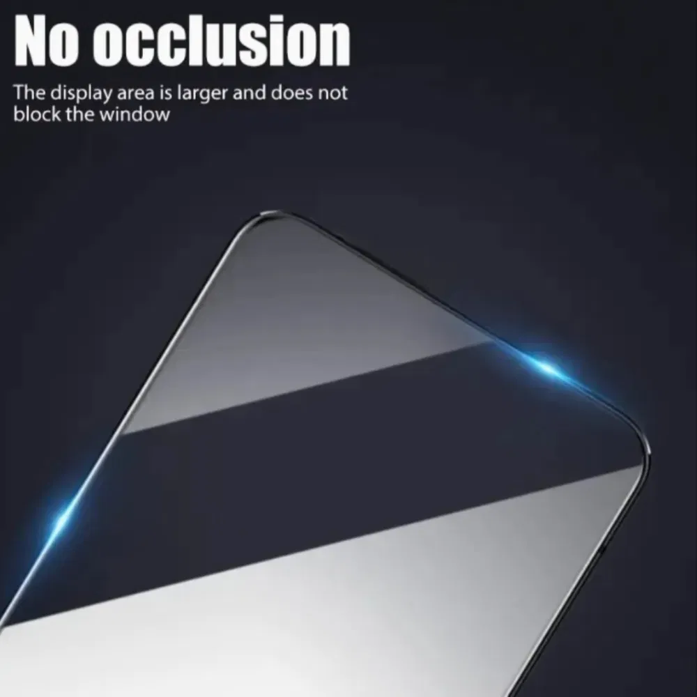 High Aluminum Silk Screen Large Arc Tempered Glass Screen Protector for I Phone 15 PRO Max