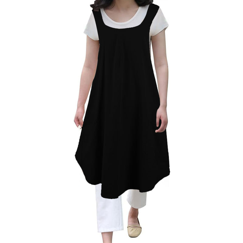 Japanese and Korean Style Painting Aprons, Women's Aprons, Cafe and Bookstore Work Aprons