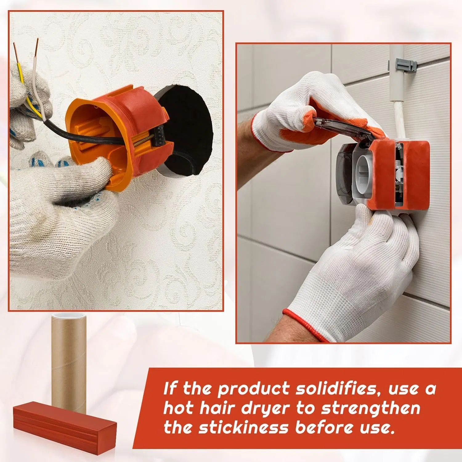 Soundproofing Acoustical Putty Pads Fire Stop Electrical Putty Pads for Electrical Boxes Wall Openings Outlet - Highest UL and Stc Rating