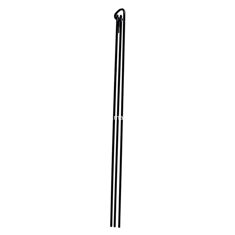 Cast Iron Camping Tripod for Outdoor Campfire Cooking Black