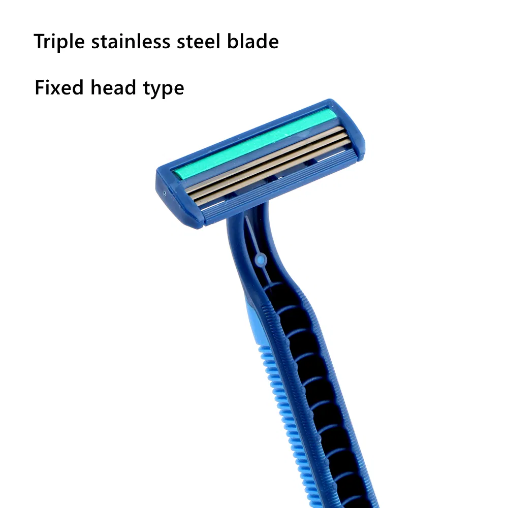 Three Blade Disposable Razors for Face Legs and Underarm