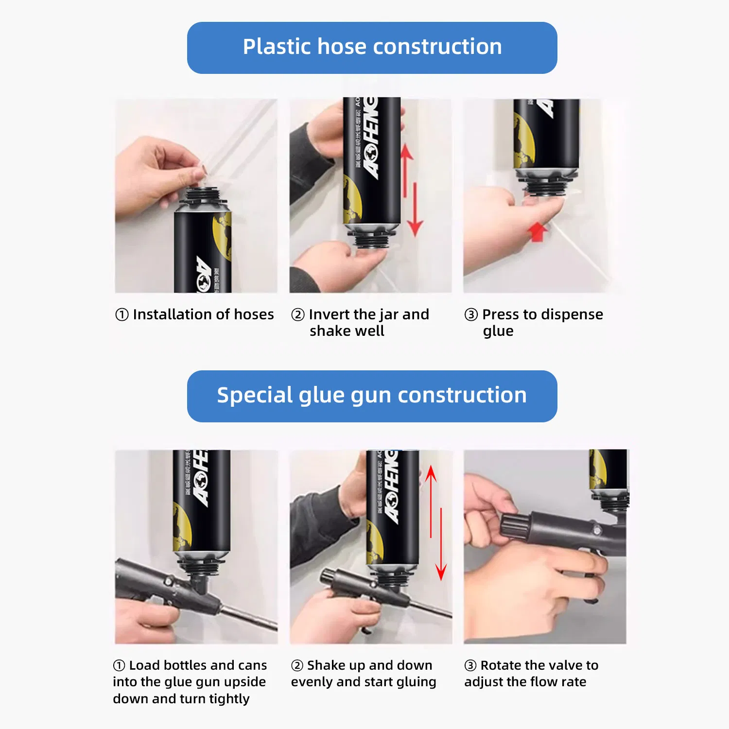 China Manufacturers Waterproof Windows and Doors Frame Aerosol Canned Polyurethane Construction Spray Expanding PU Foam Sealant