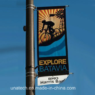 Outdoor Advertising Street Column Pole Stainless Bandings Poster Banner Bracket