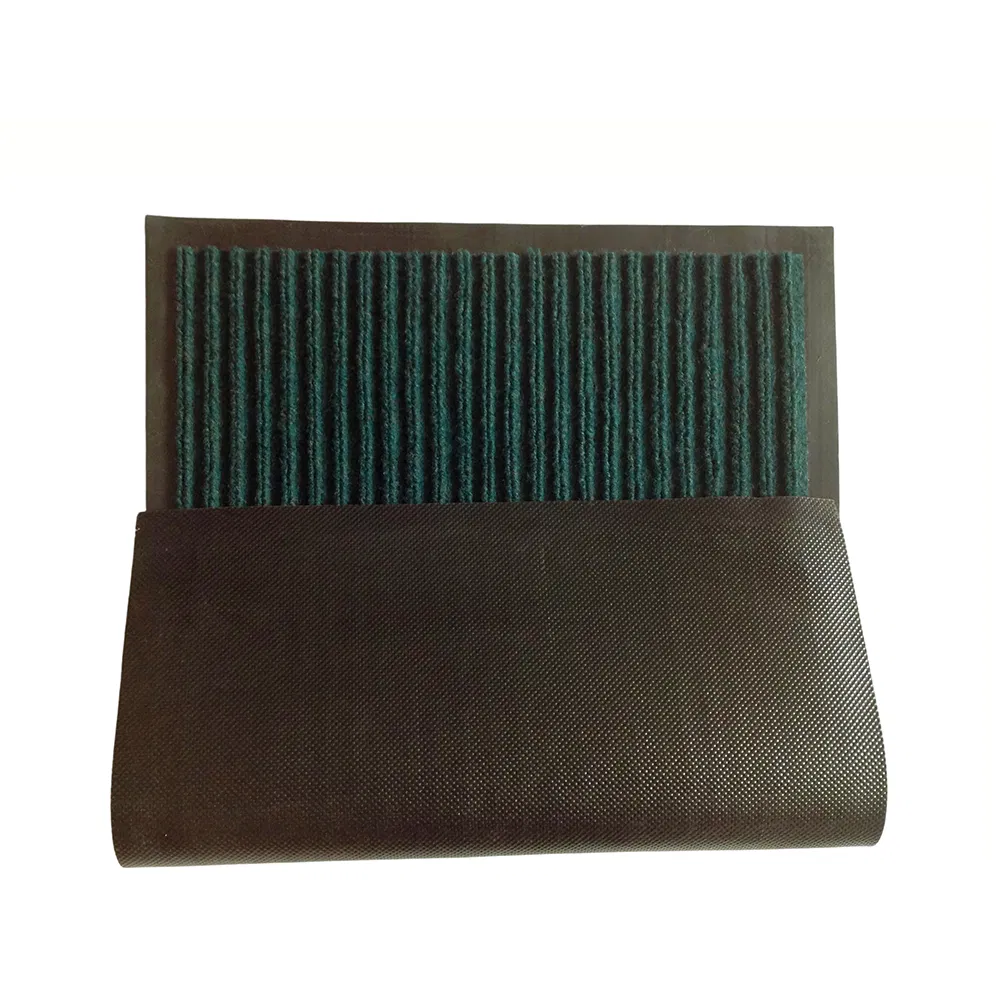 Modern Double Stripes PVC Floor Mats Non-Slip and Absorbent Exhibition Capret