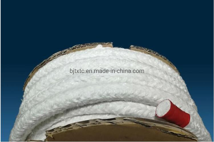 Refractory Ceramic Fiber Round Braided Rope for Heat Insulation