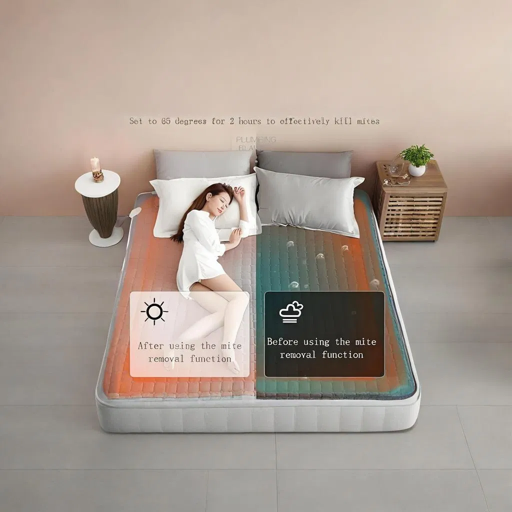 Waterproof Auto Shut-off Best Mattress Electric Heater Winter Blanket with Factory Price