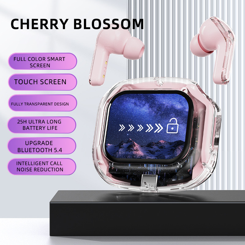 Наушники Airmax Bluetooth с цветным LCD-экраном