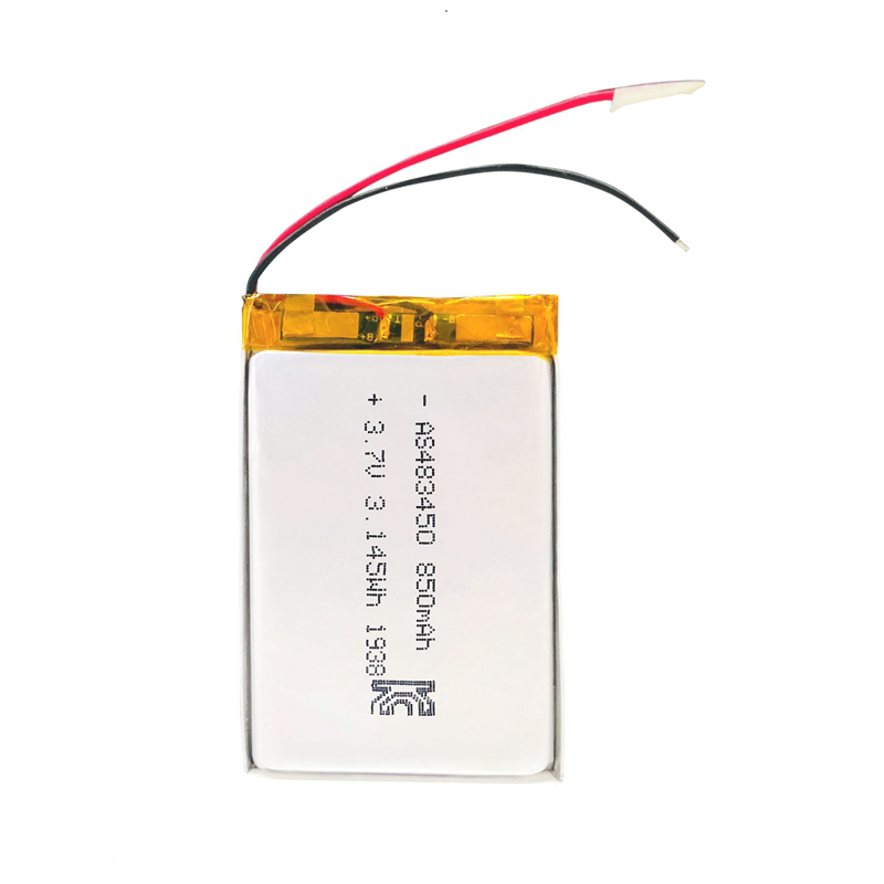 Rechargeable Battery Lipo Rechargeable 483450 3.7V 850mAh Lithium Ion Battery