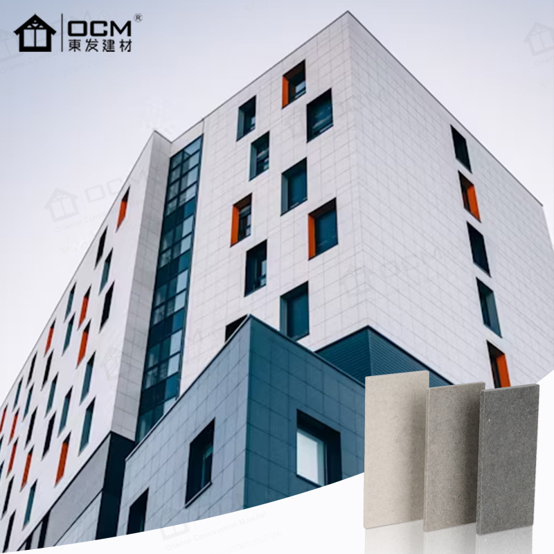 High-Density/High-Strength/Waterproof/Fireproof Color Coated Decorative Reinforce Fiber Cement Board Wall Panel