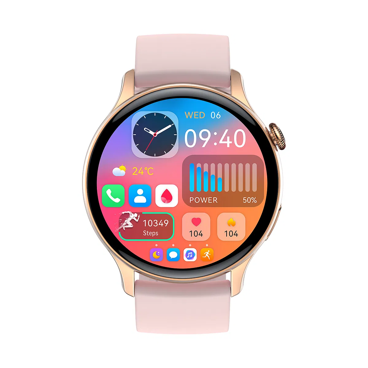 Stylish Smart Fitness Watch with Advanced Sports Tracking Features