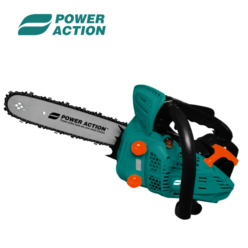 Power Action 25cc Gasoline Chain Saw Petrol Chainsaw for Wood Cutting