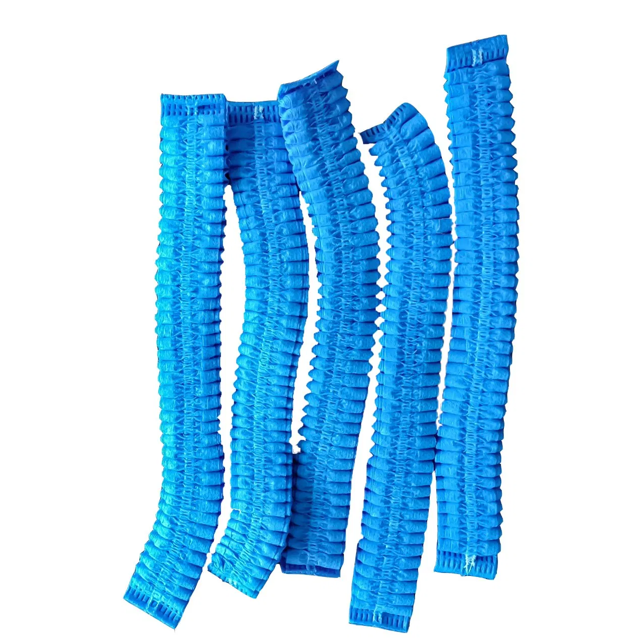 Medical-Grade Protection, Blue SMS Dust-Proof Net Hat, 15GSM Thickened, Sanitary & Disposable