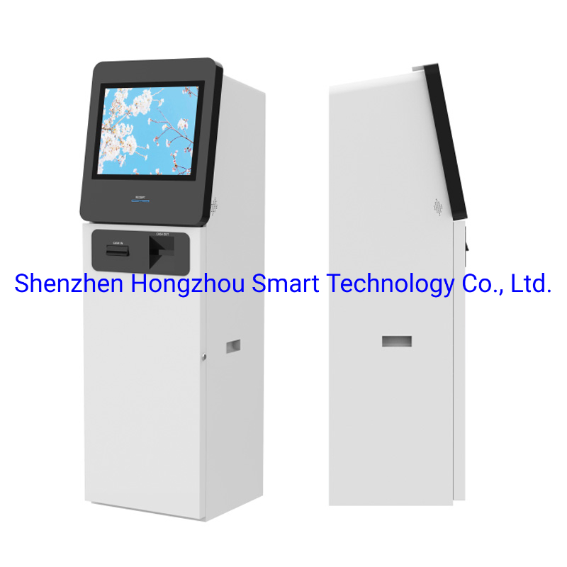 Latest Technology Bank ATM Kiosk Touch Screen Self Service Digital Interactive Kiosk Queuing Machine