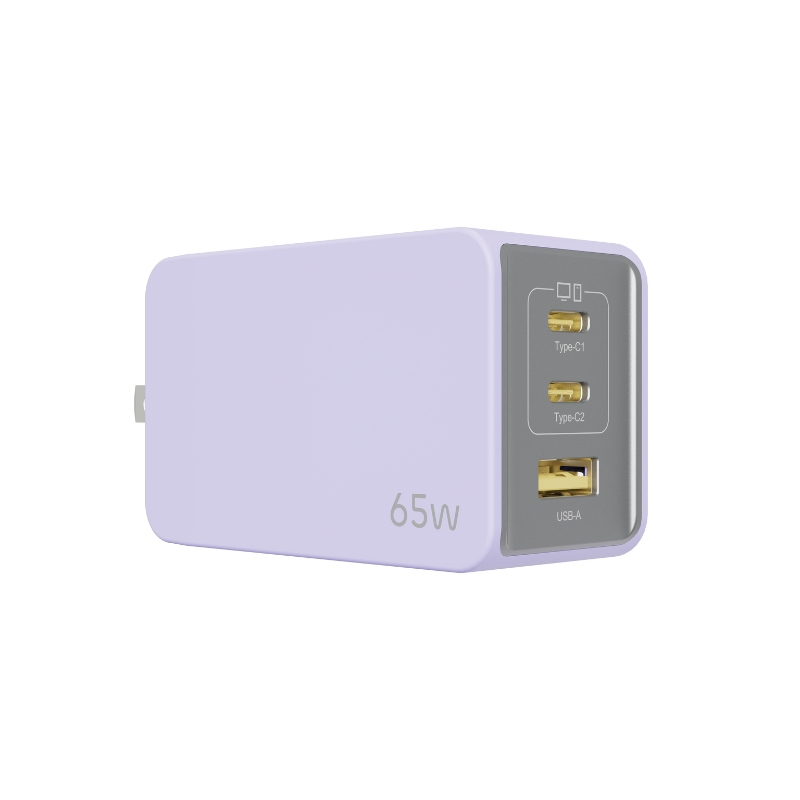 65W GaN Charger USB C Fast Charging Power Adapter for Notebook Mobile Phone Type C Portable Travel Charger Adapter