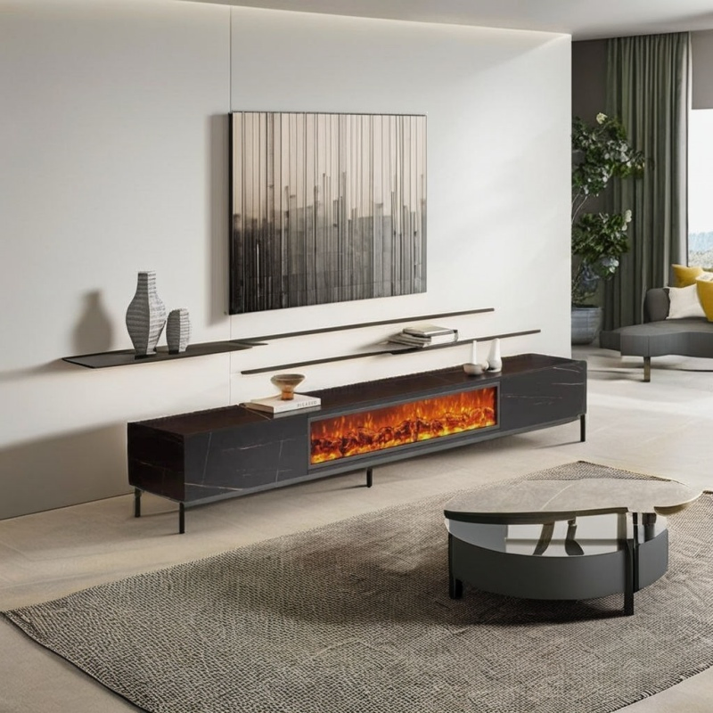 Good Fashion Innovative Atomized Home Appliance TV Stand Fireplace