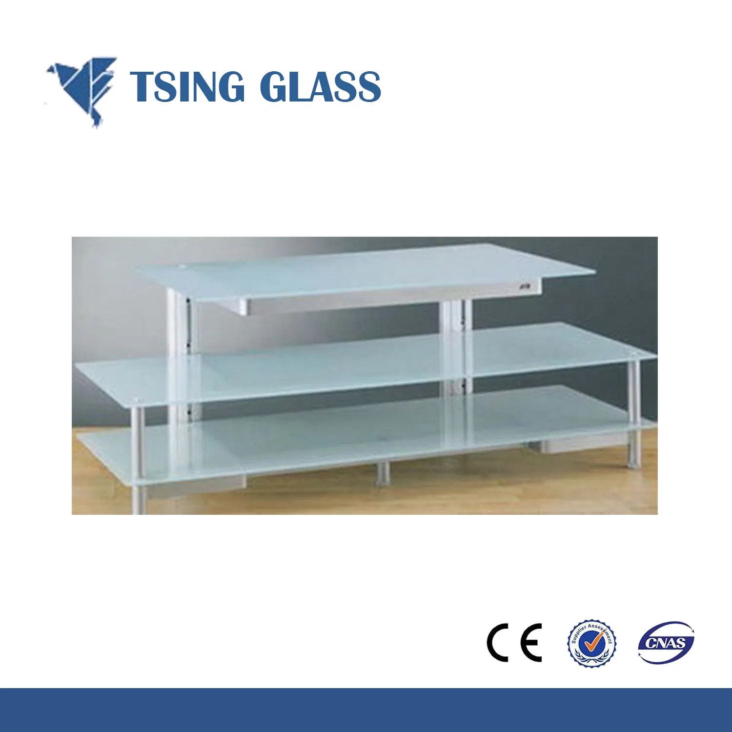 8/10/12mm Frosted Tempered Glass Acid Etched Tempered Glass for Balustrades, Handrails. Office
