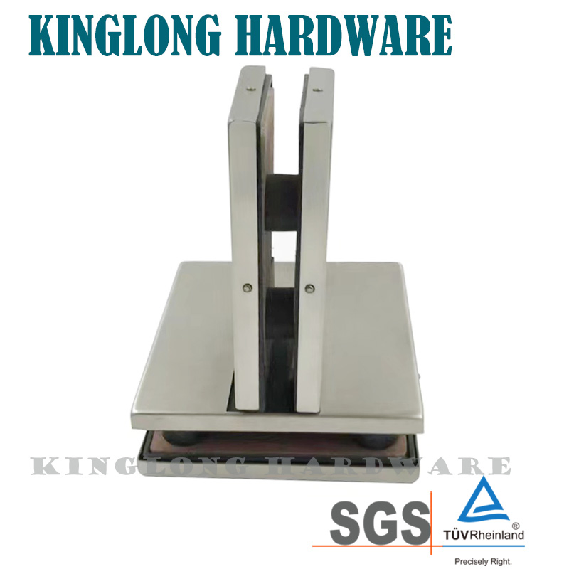 Glass Door Hardware Stainless Steel Combination Patch Fitting Glass Door Clamps