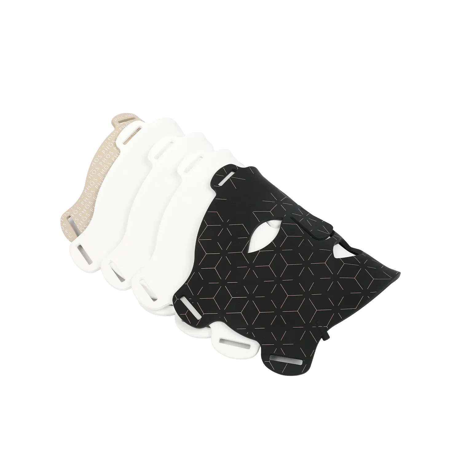 Customizable High Quality LED Light Therapy Facial Masks Medical Grade Silicone