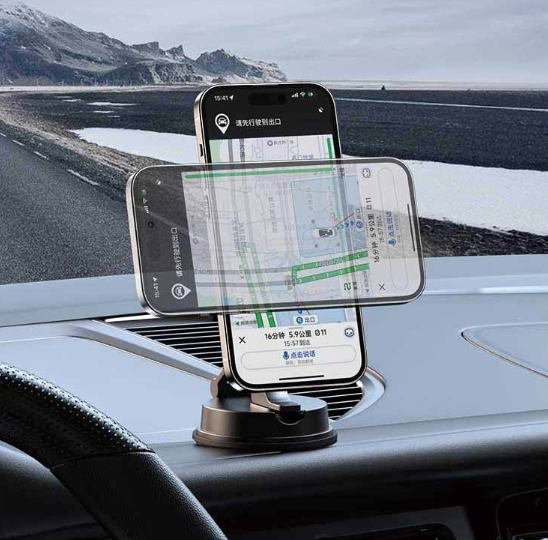 New Car Phone Holder Magnetic Suction Rotating Telescopic Navigation Holder Multi-Scenario Ultra-Stable Holder