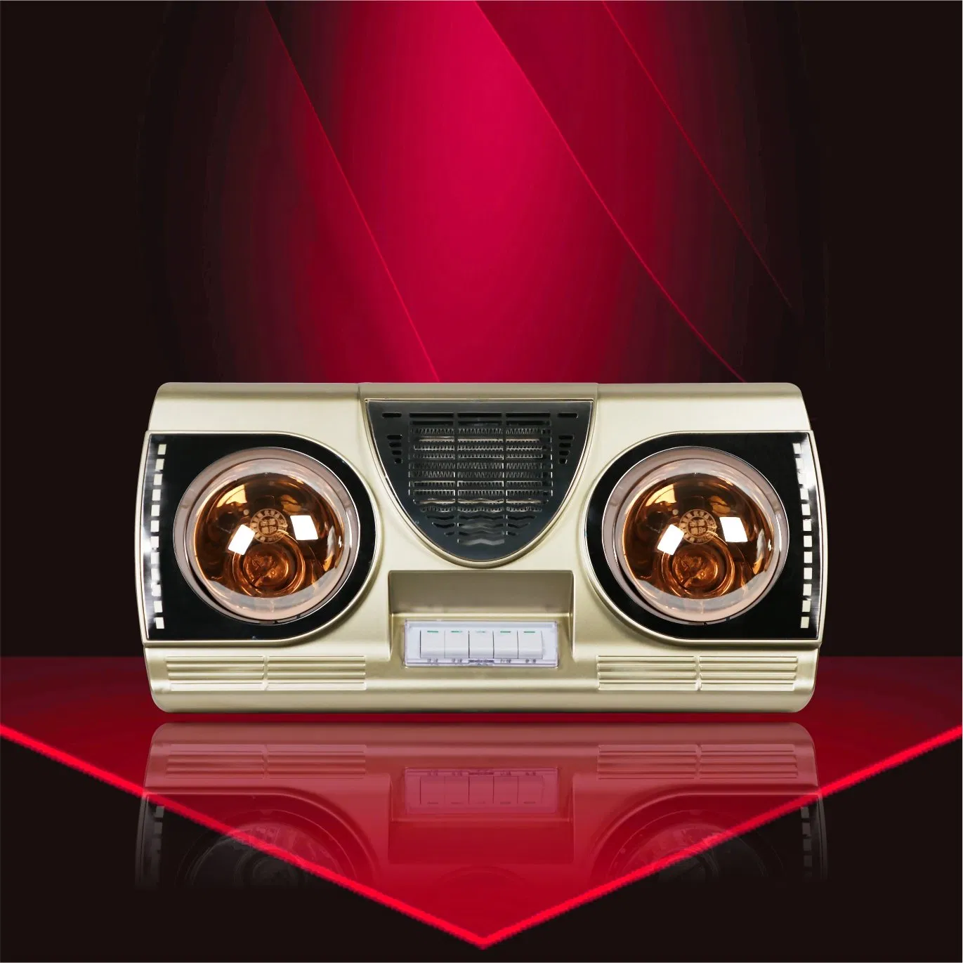 Modern Light Warm Fan Bathroom Heater with Thermostat