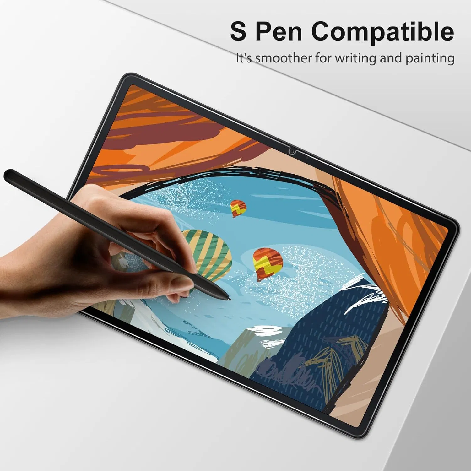 Защитное стекло для Samsung Galaxy Tab S9, совместимое с чехлом