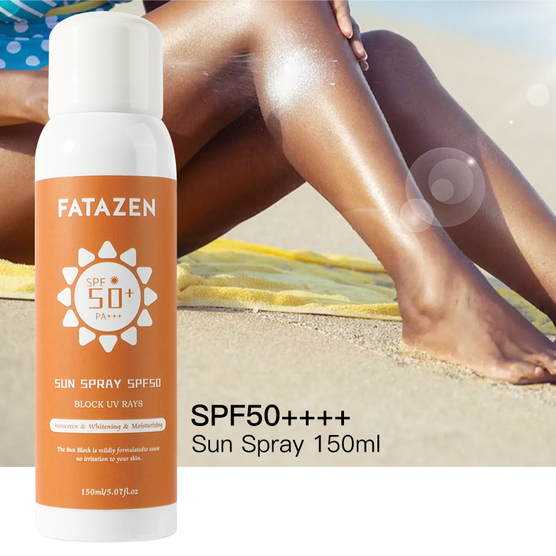 SPF50+ Long Lasting Sun Protection Moisturizing Non-Greasy Whitening Sunburn Sunscreen Spray