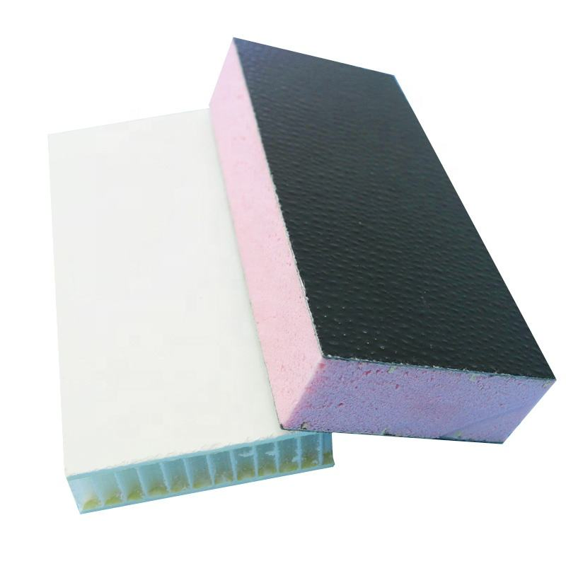 High Strength FRP PU Core Fireproof Rockwool Sandwich Panels for Vehicle Body