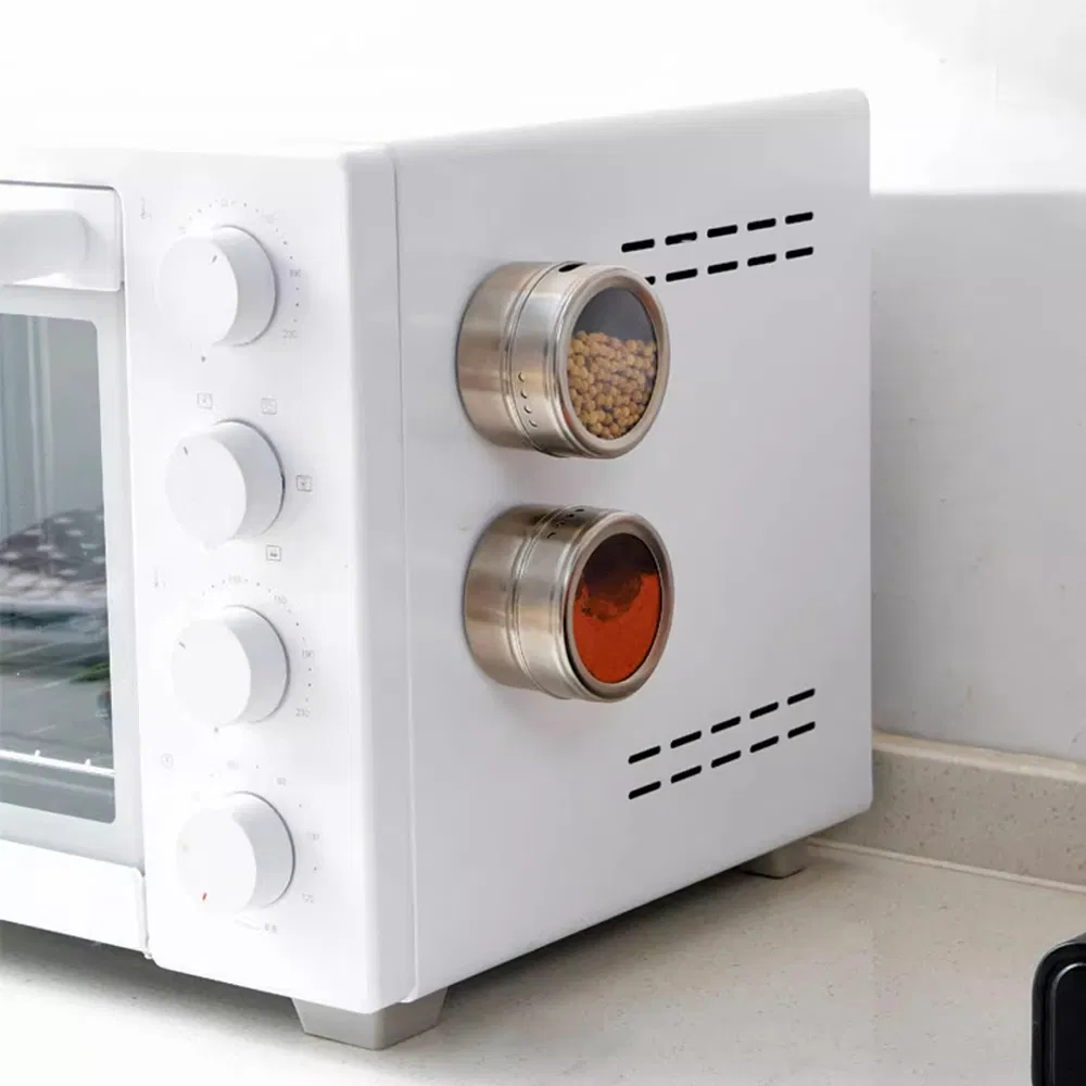 Magnetic Spice Storage Rack Spice Storage Jar Tin Container Esg30090