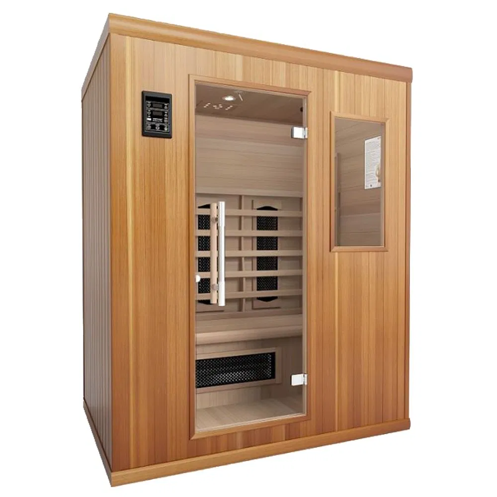 Инфракрасная сауна-кабина для 3 человек из канадской тсуги