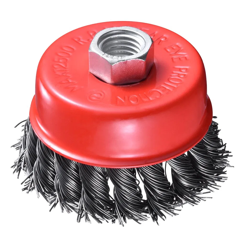 Steel Wire Wheel Knotted Cup Brush Rotary Steel Wire Brush