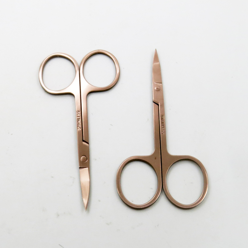 Durable Makeup Tools with High Quality Stainless Steel Beauty Makeup Scissors Facial Trimming